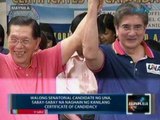 Saksi: 8 senatorial candidate ng UNA, sabay-sabay na naghain ng kanilang COC