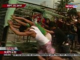 SONA: Informal settlers sa North Triangle, nagsagawa ng drill vs. demolition team