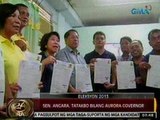 24 Oras: Ilang pulitiko at artista, naghain ng certificate of candidacy sa iba't ibang probinsya