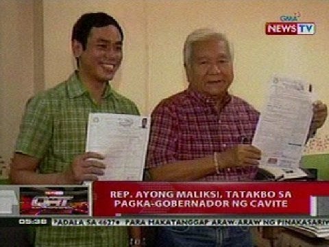 QRT: Rep. Ayong Maliksi, tatakbo sa pagka-gobernador ng Cavite