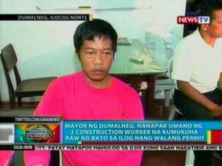 BP: Mayor ng Dumalneg, Ilocos Norte, nanakit umano ng 2 construction worker