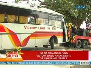 UB: 1 na namang bus ng Victory Liner, naaksidente sa Naguilian, Isabela