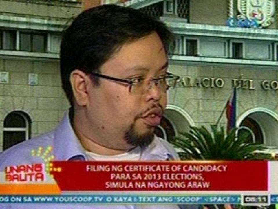 UB: Panayam kay Comelec Spokesman Dir James Jimenez (Oct. 1, 2012)