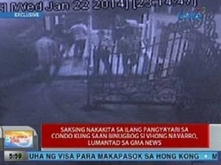 UB: Saksing nakakita sa ilang pangyayari sa condo kung saan binugbog si Navarro, lumantad