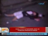 UB: Babae, patay sa pamamaril sa QC dahil sa posibleng onsehan sa droga