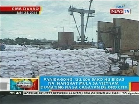 Panibagong 132,000 sako ng bigas na inangkat mula sa Vietnam, dumating na sa Cagayan de Oro City