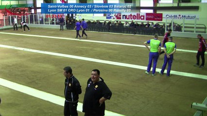 Quarts de finale, 36ème Trophée Charles Béraudier, Sport Boules, Lyon 2017