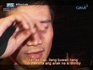 Startalk: James Yap, ibinunyag na limang buwan nang 'di nakikita ang anak na si Bimby