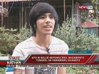 SONA: Apo ni Willie Nepomuceno, nagkwento tungkol sa pamamaril sa kanya