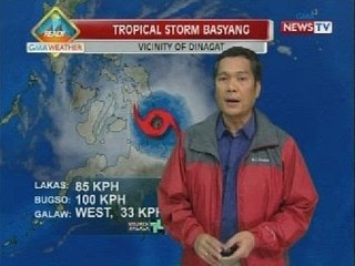 SONA: Weather update as of 9:25 p.m. (Jan 31, 2013)