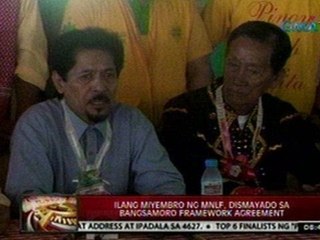 24 Oras: Ilang miyembro ng MNLF, dismayado sa Bangsamoro framework agreement
