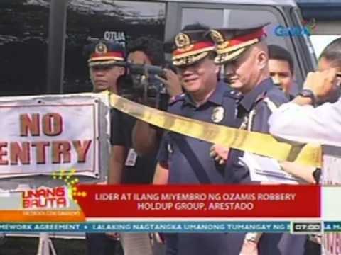 UB: Lider at ilang miyembro ng Ozamis robbery holdup group, arestado