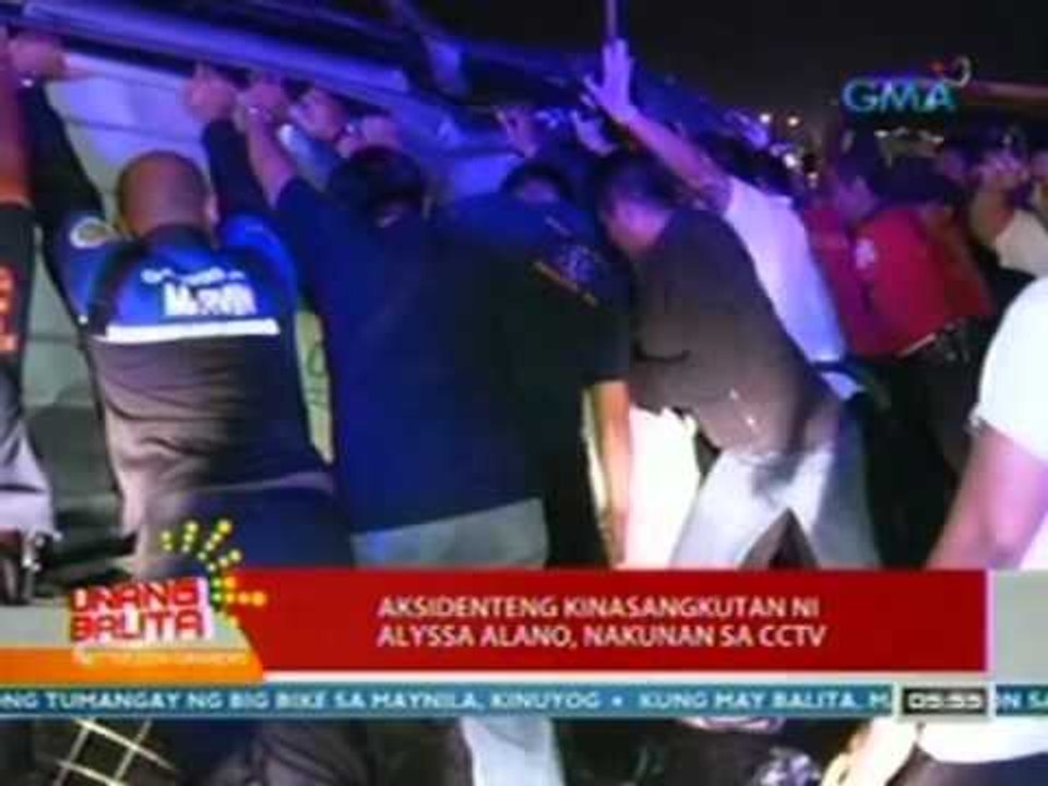 UB: Aksidenteng kinasangkutan ni Alyssa Alano, nakunan ng CCTV
