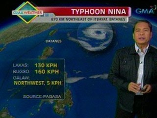 24 Oras: Bagyong Nina na 8 araw nang nasa PAR, posibleng sa Miyerkules pa lumabas