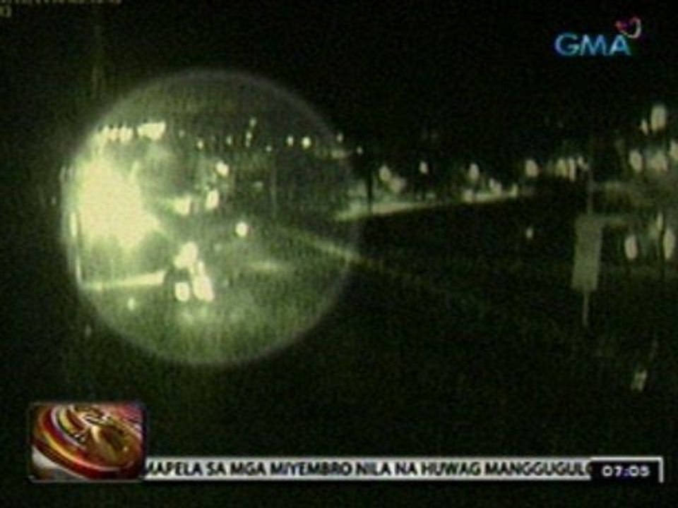 24 Oras: Pagbangga ng sasakyang minamaneho ni Alyssa Alano, nakunan sa MMDA CCTV