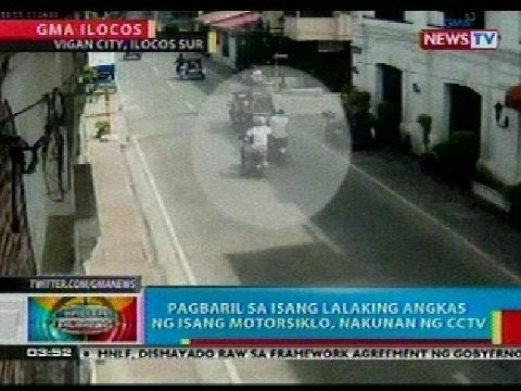 BP: Pagbaril sa isang lalaki sa Vigan City, nakunan ng CCTV
