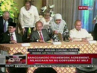 QRT: Panayam kay Prof. Miriam Coronel Ferrer tungkol sa Bangsamoro framework agreement