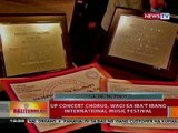 BT: UP Concert Chorus, wagi sa iba't ibang Int'l Music Festival