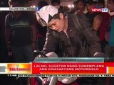 BT: Lalaki, sugatan nang sumemplang ang sinasakyang motorsiklo