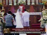 24 Oras: Libreng kasal, handog ng simbahan para sa mag-asawang walang malaking budget