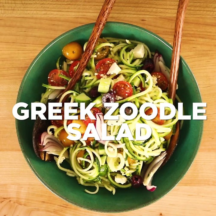 Greek Zoodle Salad