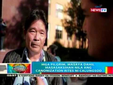 BP: Imahen ni Bl. Calungsod, sinalubong ng mga deboto sa Vatican city