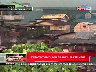 QRT: Tinatayang 200 bahay, nasunog