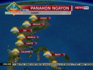 NTG: Weather update as of 9:38 a.m. (Oct. 18, 2012)
