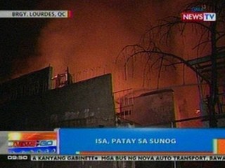 NTG: Isa, patay sa sunog sa Brgy. Lourdes sa Quezon City