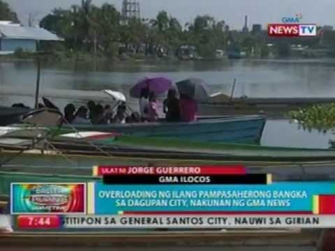 BP: Overloading ng ilang pampasaherong bangka sa Dagupan City, nakunan ng GMA News