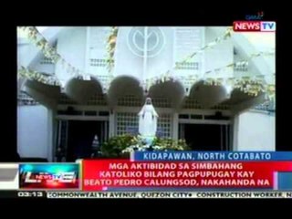 NTL: Mga aktibidad sa simbahang katoliko bilang pagpupugay kay Beato Calungsod, nakahanda na