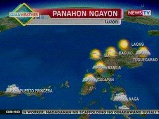NTVL: Weather update as of 8:40 a.m. (Oct. 20, 2012)