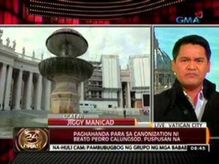 24 Oras: Paghahanda para sa Canonization ni Beato Pedro Calungsod, puspusan na