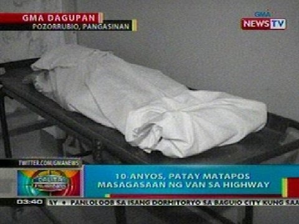 BP: 2 bata, magkahiwalay na nasagasaan sa Pangasinan; 1 patay