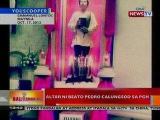 BT: Altar ni Beato Pedro Calungsod sa PGH