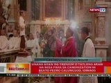 BT: Unang araw ng Triduum o 3 araw na misa para sa canonization ni Beato Pedro Calungsod, idinaos