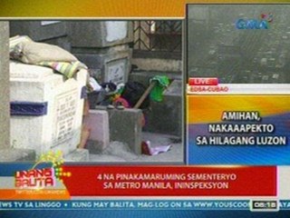 UB: 4 na pinakamaruming sementeryo sa Metro Manila, ininspeksyon