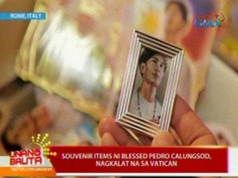UB: Souvenir items ni Blessed Pedro Calungsod, nagkalat na sa Vatican