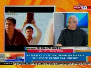 NTG: Panayam kay CBCP-ECSCMM Exec. Sec. Fr. Francis Lucas