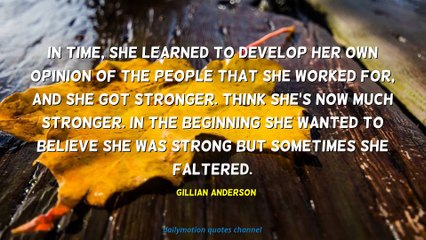 Gillian Anderson Quotes #2