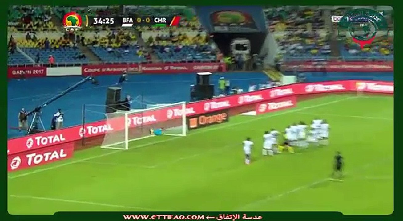 هدف الكاميرون الاول على بوركينا فاسو - كأس الأمم الأفريقية - 2017