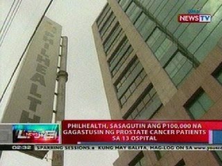 NTL: Philhealth, sasagutin ang P100k na gagastusin ng prostate cancer patients sa 13 ospital