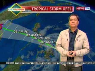 NTG: Weather update as of 9:30 a.m. (October 24, 2012)
