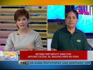 UB: Retired PNP Deputy Director Arturo Cacdad Jr., bagong hepe ng PDEA