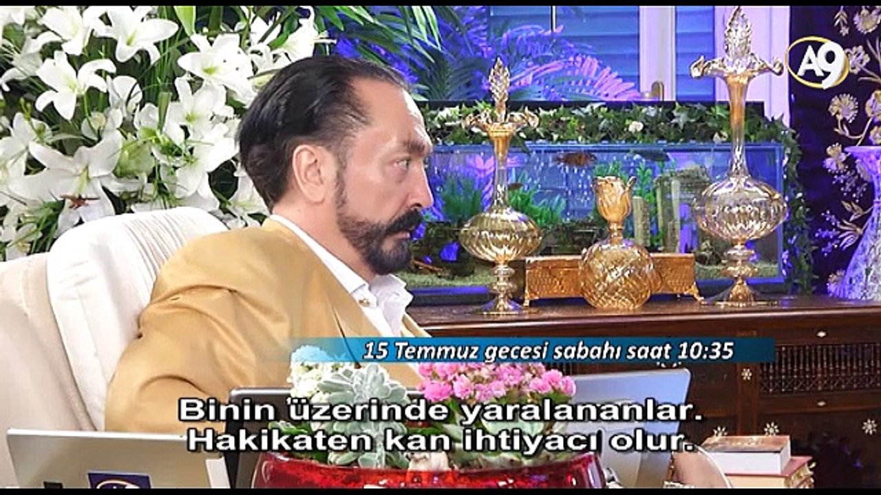 Adnan Oktar darbe girişimi gecesi ‘yaralılar için kan ihtiyacı olabilir herkes yardımcı olsun’ dedi