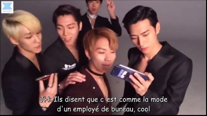 [CUT] 161205 KWave Photoshoot Live KNK (VOSTFR)