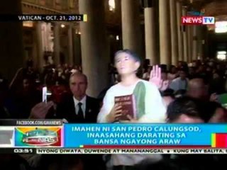 BP: Imahen ni San Pedro Calungsod, dadalhin sa iba't ibang lugar sa bansa