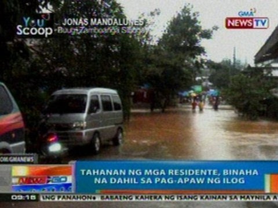 NTG: YouScoop:Tahanan ng mga taga Buug, Zamboanga, Sibugay, binaha na dahil sa pag-apaw ng ilog