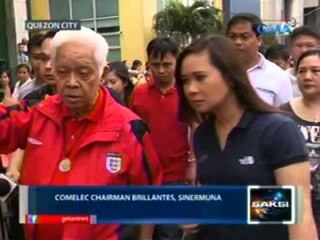 Download Video: Saksi: Comelec Chairman Brillantes, sinermunan ang mga humahabol sa voter's registration