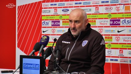 Nancy 1-0 Bastia : Conf. d'après-match de F. Ciccolini